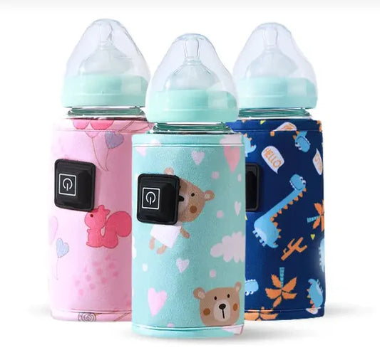 Portable Baby Bottle Warmer | Wireless USB Charging & Fast Travel Solution