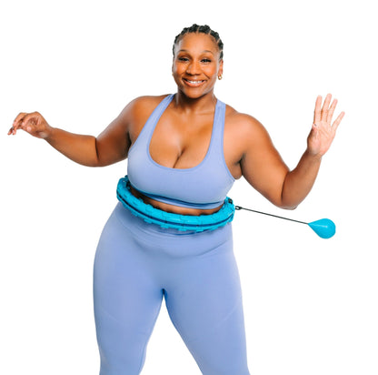 Smart Weighted Hula Hoop | Adjustable Non-Falling Fitness Ring for Waist Trimming & Weight Loss