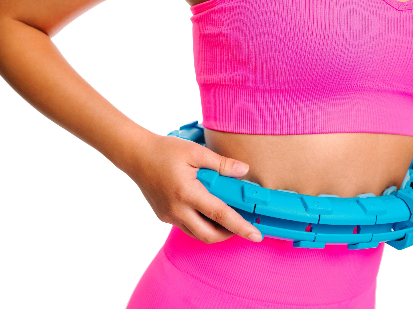 Smart Weighted Hula Hoop | Adjustable Non-Falling Fitness Ring for Waist Trimming & Weight Loss