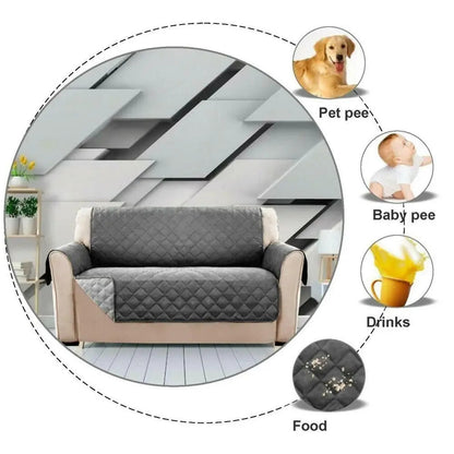 Waterproof Pet Sofa Cover | Non-Slip Washable Couch Protector & Dog Bed Mat
