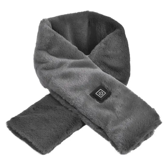 Electric Heated Scarf | USB Rechargeable Cordless Neck Warmer with Fast Heating