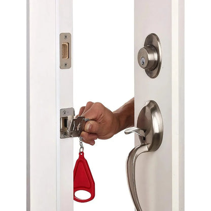 Door Guard Portable Security Lock | Heavy Duty Travel Safety Stopper for Hotels & Home