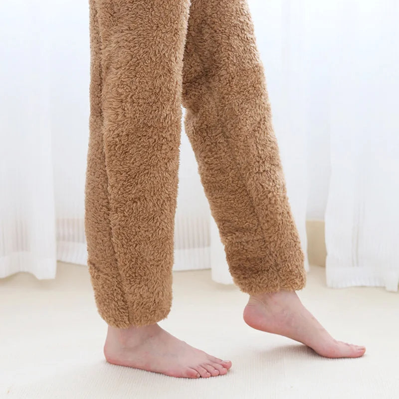 Over Knee Fuzzy Leg Warmers | Plush Long Sleeping Socks & Cozy Winter Stockings