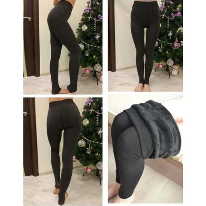 Winter Thermal Leggings | Ultra-Warm Fleece Lined Thick Tights & Base Layer