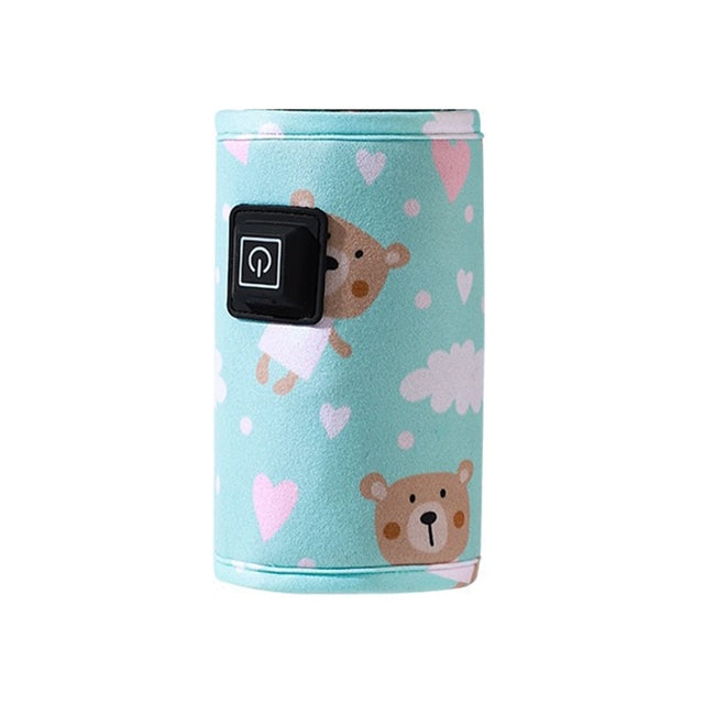 Portable Baby Bottle Warmer | Wireless USB Charging & Fast Travel Solution